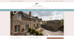 Desktop Screenshot of longbarncottages.co.uk