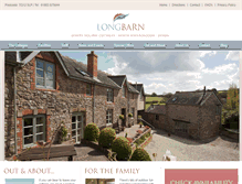 Tablet Screenshot of longbarncottages.co.uk